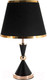 Миниатюра изображения товара Прикроватная лампа Risalux Елизавета 7879363 (черный/золото)