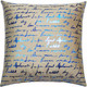 Миниатюра изображения товара Подушка декоративная MATEX Luxury Aria Писание / 48-916 (кофейный/ярко-голубой)