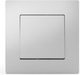Миниатюра изображения товара Выключатель Tokov Electric Pixel TKE-PX-V1F-C03 (алюминий)
