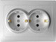 Миниатюра изображения товара Розетка Tokov Electric Pixel TKE-PX-R2FZSF-C03 (алюминий)