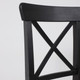 Миниатюра изображения товара Стул Лидер Мебель Ингольф (черный тон 9/серая ткань аризона дождь 149/2)