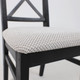 Миниатюра изображения товара Стул Лидер Мебель Ингольф (черный тон 9/серая ткань аризона дождь 149/2)
