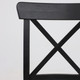 Миниатюра изображения товара Стул Лидер Мебель Ингольф (черный тон 9/серая ткань аризона дождь 149/2)