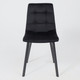 Миниатюра изображения товара Стул AksHome Рой (Seven 035 черный велюр/черный)
