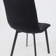Миниатюра изображения товара Стул AksHome Рой (Seven 035 черный велюр/черный)