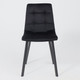Миниатюра изображения товара Стул AksHome Рой (Seven 035 черный велюр/черный)