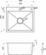 Миниатюра изображения товара Мойка кухонная AKS Прямоугольная PVD покрытие 58x45 (сатин)