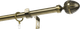 Миниатюра изображения товара Карниз для штор Sundays Home Лайт Одеон 25мм однорядный (антик, 1.6м)
