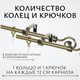 Миниатюра изображения товара Карниз для штор Sundays Home Лайт Мозаика 16мм+16мм двухрядный (сатин, 2.4м)