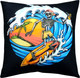 Миниатюра изображения товара Подушка декоративная MATEX Next. Серф / 58-632 (черный/белый/синий)