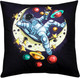 Миниатюра изображения товара Подушка декоративная MATEX Next. На луне / 58-724 (черный/желтый/красный)