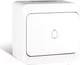 Миниатюра изображения товара Кнопка звонка Tokov Electric Nix TKE-NX-DB-C01-IP54 (белый)