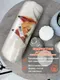 Миниатюра изображения товара Подушка декоративная MATEX Fluffy. Рыжик и зайка / 61-632 (белый/черный/лососевый)