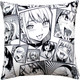 Миниатюра изображения товара Подушка декоративная MATEX Anime. Girls / 63-377 (черный/белый/серый)
