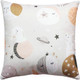 Миниатюра изображения товара Подушка декоративная MATEX Fantasy. Зайки в космосе / 63-353 (серый/белый)