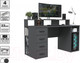 Миниатюра изображения товара Комплект мебели для кабинета Интерлиния Skill-E (антрацит/антрацит)