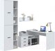 Миниатюра изображения товара Комплект мебели для кабинета Интерлиния Skill-G(L) (белый платинум/белый платинум)