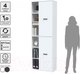 Миниатюра изображения товара Комплект мебели для кабинета Интерлиния Skill-G(L) (белый платинум/белый платинум)