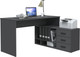 Миниатюра изображения товара Компьютерный стол Интерлиния Skill-05 (П) (антрацит/антрацит)