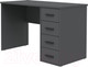 Миниатюра изображения товара Письменный стол Интерлиния Skill-07 (антрацит/антрацит)