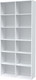 Миниатюра изображения товара Стеллаж Интерлиния Skill-20 (белый платинум/белый платинум)