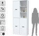 Миниатюра изображения товара Шкаф Интерлиния Skill-20 (3) (белый платинум/белый платинум)