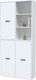 Миниатюра изображения товара Шкаф Интерлиния Skill-20 (3) (белый платинум/белый платинум)