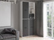 Миниатюра изображения товара Шкаф Интерлиния Skill-20 (3) (белый платинум/антрацит)