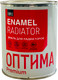 Миниатюра изображения товара Эмаль Оптима Алкидная для радиаторов отопления (900г, белый глянцевый)