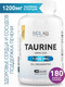 Миниатюра изображения товара Таурин SOLAB 1200мг (180 капсул)