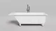 Миниатюра изображения товара Ванна из искусственного камня Salini Cascata 170x70 / 104423M (S-Stone, матовый)