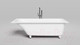 Миниатюра изображения товара Ванна из искусственного камня Salini Orlanda Kit 170x75 / 102127M (S-Stone, матовый)
