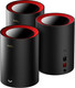 Миниатюра изображения товара Комплект беспроводных маршрутизаторов Cudy M3000 Black (3-Pack)