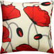 Миниатюра изображения товара Подушка декоративная MATEX Fantasy Line. Маки на бежевом / 28-321 (бежевый/красный)
