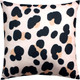 Миниатюра изображения товара Подушка декоративная MATEX Fantasy. Леопард 1 / 62-646 (светло-розовый/черный)