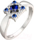 Миниатюра изображения товара Кольцо из белого золота ZORKA 2D10122.14K.W.ZZ (р.17.5, с бриллиантами)