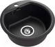 Миниатюра изображения товара Мойка кухонная GranFest Smart 435 (черный)