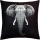 Миниатюра изображения товара Подушка декоративная MATEX Fantasy. Слон Black / 63-032 (черный/светло-серый)