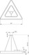 Миниатюра изображения товара Потолочный светильник ЭРА Geometria Delta SPO-154-B-40K-042 / Б0050581
