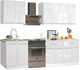 Миниатюра изображения товара Кухонный гарнитур Кастанье Мила 2.0 (белый глянец)