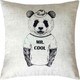 Миниатюра изображения товара Подушка декоративная MATEX Bibop Line Панда / 32-212 (темно-серый/коричневый)