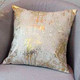 Миниатюра изображения товара Подушка декоративная MATEX Luxury Line. Мазки / 42-785 (молочный/серый меланж/светло-золотистый)