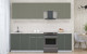 Миниатюра изображения товара Кухонный гарнитур Интерлиния Мила Пластик 2.6 А (кварцевый/шторм/травертин серый)