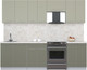 Миниатюра изображения товара Кухонный гарнитур Интерлиния Мила Пластик 2.6 А (латте/кварцевый/опал светлый)