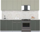 Миниатюра изображения товара Кухонный гарнитур Интерлиния Мила Пластик 2.6 А (латте/шторм/опал светлый)