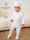 Миниатюра изображения товара Комплект одежды для малышей Amarobaby Nature / AB-OD23-3101N/0083-68 (белый/киты, р.68-74)