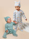 Миниатюра изображения товара Комплект одежды для малышей Amarobaby Nature / AB-OD23-3101N/3281-68 (мятный/цветы, р.68-74)