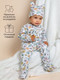 Миниатюра изображения товара Комплект одежды для малышей Amarobaby Nature / AB-OD23-3101N/3281-68 (мятный/цветы, р.68-74)