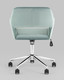 Миниатюра изображения товара Кресло офисное Stool Group Ross / ROSS CHROME VELVET Olive 61 (велюр серо-зеленый)