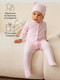Миниатюра изображения товара Набор комбинезонов для малышей Amarobaby Nature / AB-OD23-3101N/0680-68 (розовый/единороги, р.68-74)